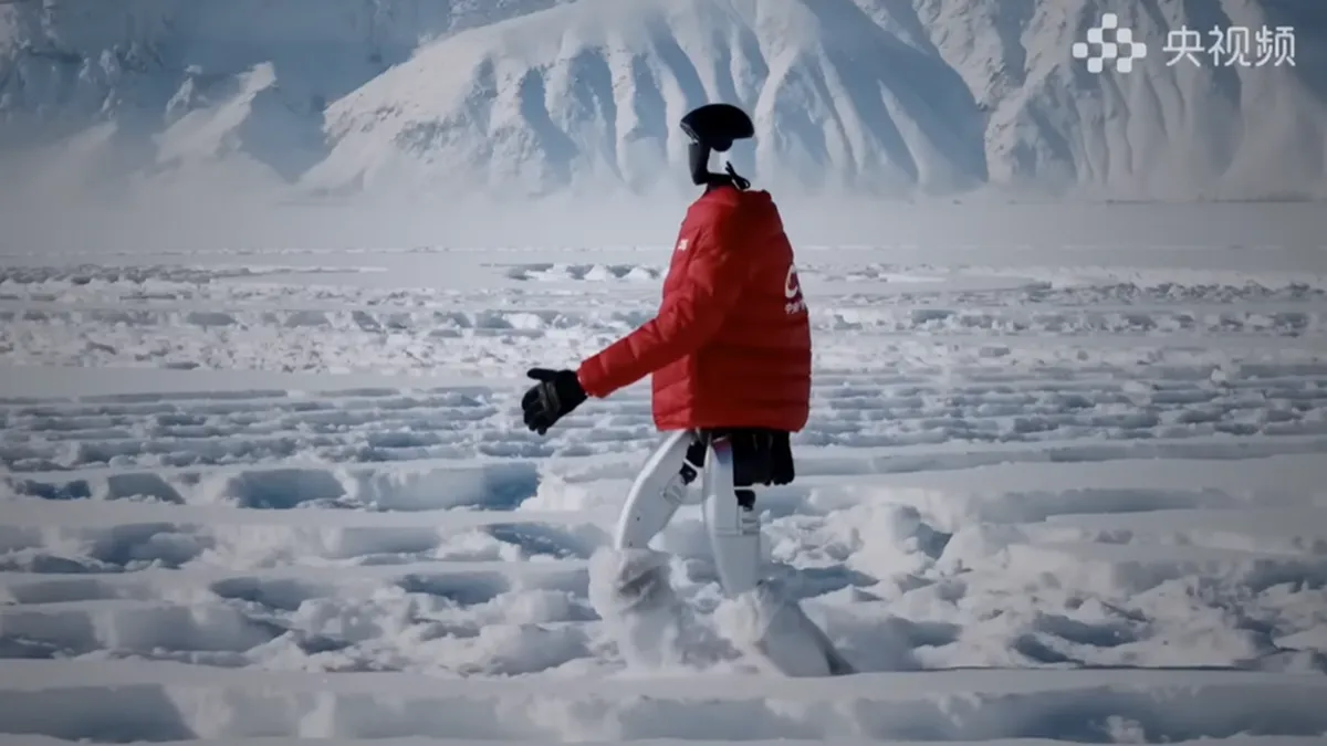 Китайський робот Unitree G1 пройшов більше сотні тисяч кроків за температури -47,4°C: деталі рекорду