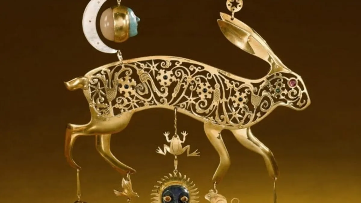 На всесвітньо відомому аукціоні продали золотого зайця за десятки тисяч фунтів: що відомо про скарб