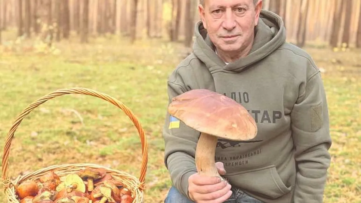 «Мій рекордний білий»: колишній віцепремʼєр-міністр України похвалився велетенським грибом 