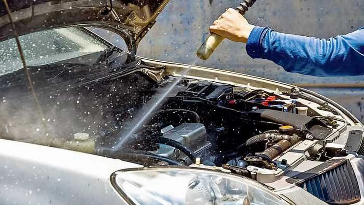 двигун, миття