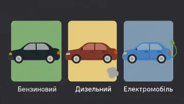 Порівняння бензинових, дизельних та електромобілів: плюси і мінуси