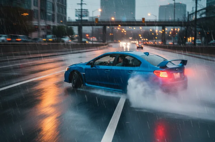 Ілюстративне зображення заносу створене за допомогою ШІ для BLIK.UA