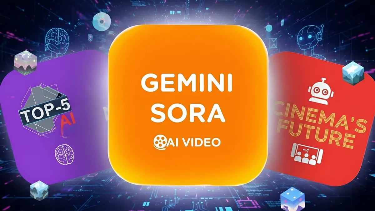 Gemini, Sora й не тільки: ТОП-5 нейромереж 2025 року, які навчилися знімати кіно краще за людей