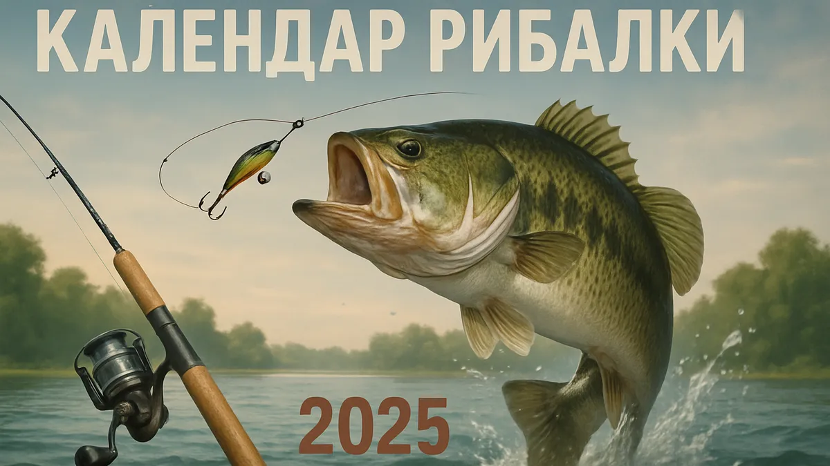 Календар рибалки на 2025 рік: коли закон відкриває сезон, місяці для ловлі та найкращі місця України