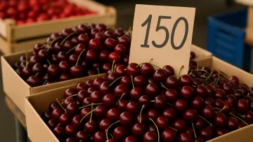 Які ціни на черешню в Україні у 2025 році: ягода подешевшала, але її вартість все одно б’є рекорди