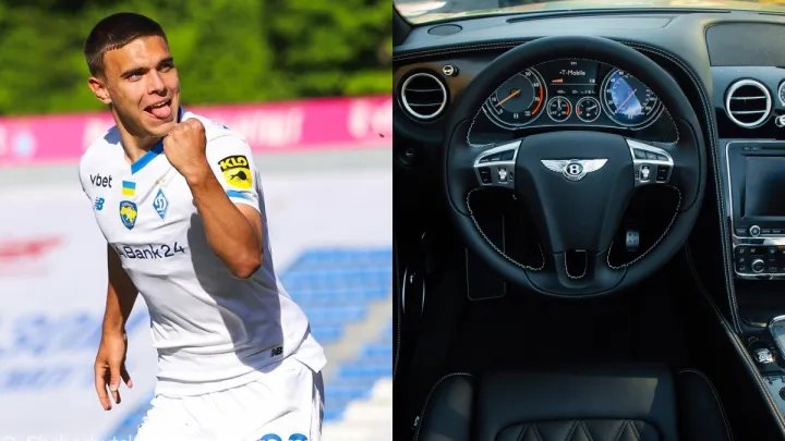 Голи в УПЛ і 245 км/год на спідометрі: як зірка Динамо Пономаренко розважається за кермом Bentley