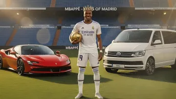 Від Ferrari до сімейного мінівену: вражаюча колекція авто зірки Реалу Кіліана Мбаппе, який не має прав