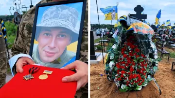«Світла пам'ять нашому рідному герою»: Камалія показала відео з похорон свого брата, загиблого на війні