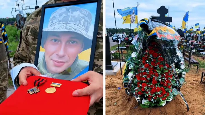 «Світла пам'ять нашому рідному герою»: Камалія показала відео з похорон свого брата, загиблого на війні