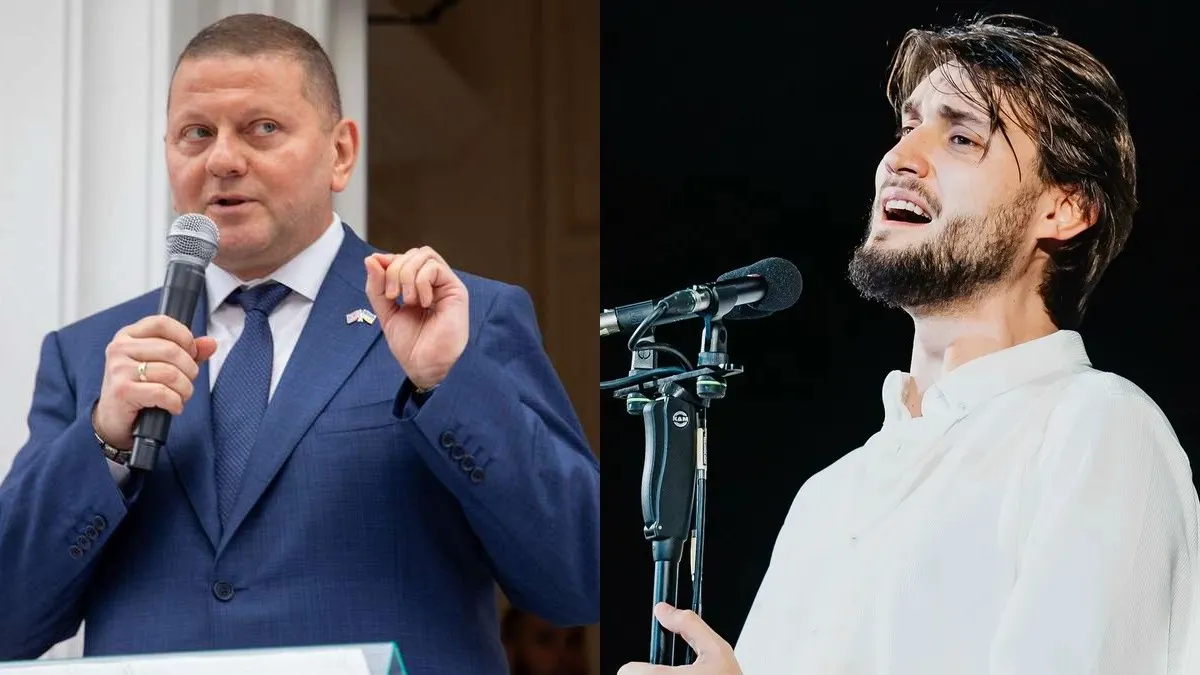 Співак зі «‎злочинного» хору, який доводив киян до сліз, зустрівся з Залужним: послу України зробили подарунок