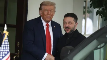 Трампу сподобався одяг Зеленського: відео прибуття президента України на зустріч з лідером США