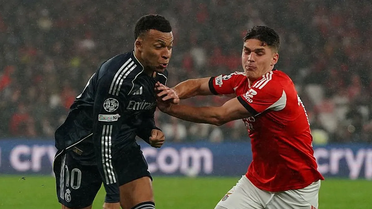 Георгій Судаков у матчі проти Реала. Фото: Getty Images