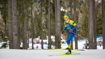 На Олімпіаді відбувся чоловічий спринт з біатлону: які результати продемонстрували українські спортсмени