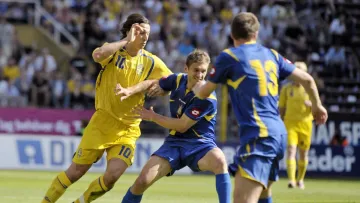 У 2008 році збірна України грала проти Швеції у формі скандинавів: як виникла подібна оказія – фотодоказ