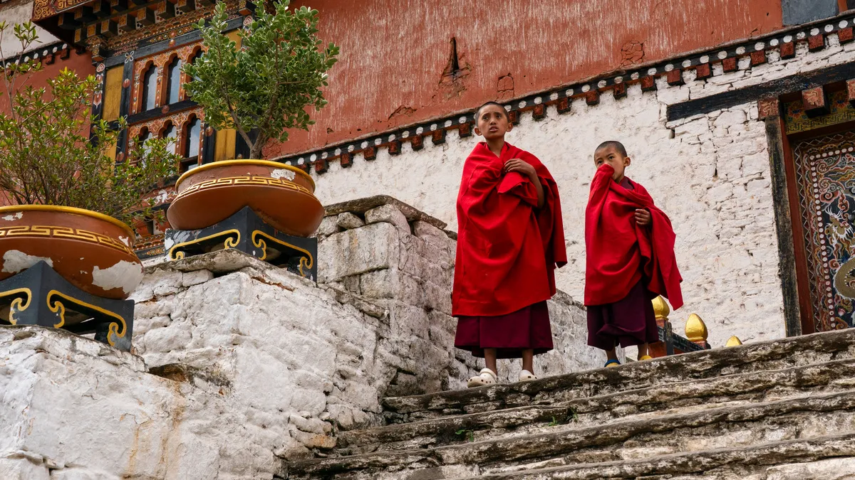 Монахи з Бутану. Фото Getty Images