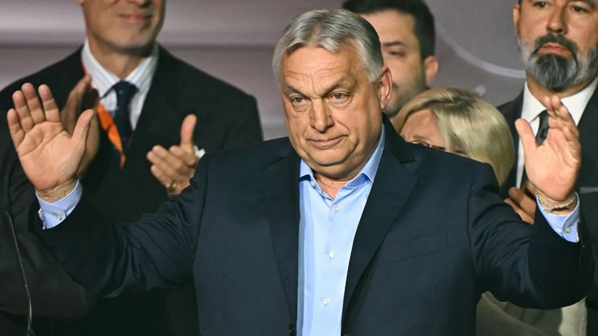 Явно не очікував поразки: емоційні фото Орбана в момент оголошення програшу  на виборах