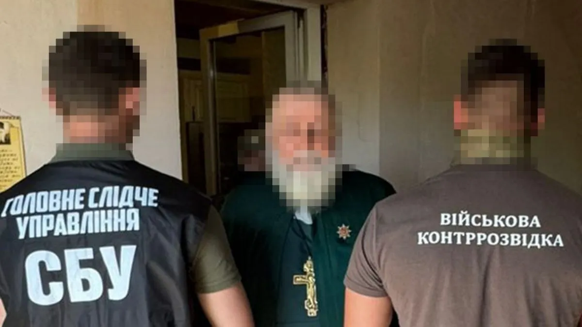 СБУ викрила агентурну мережу рф у Запоріжжі: священник УПЦ (МП) координував шпигунів та збирав дані про ЗСУ
