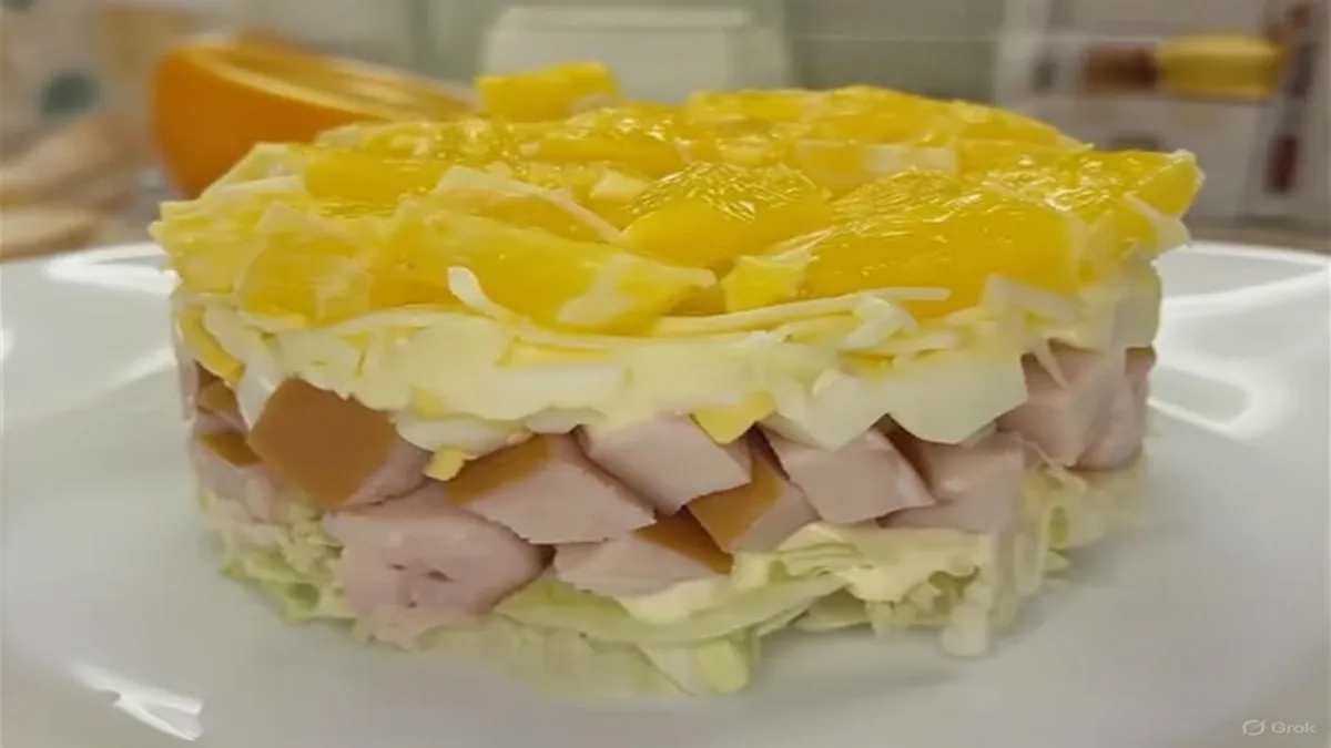 Новорічний салат із куркою та апельсином став хітом соцмереж: рецепт стрімко набирає популярність