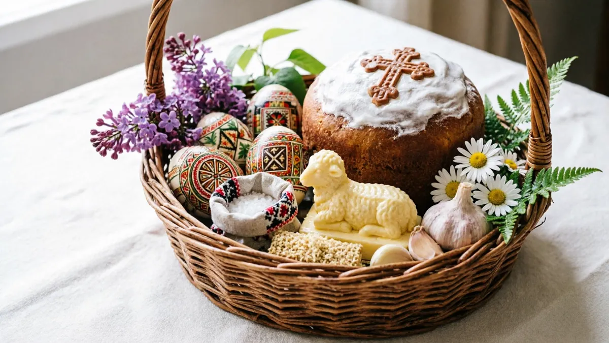Великодній кошик 2026: що насправді варто нести до церкви та як не осоромитися під час освячення