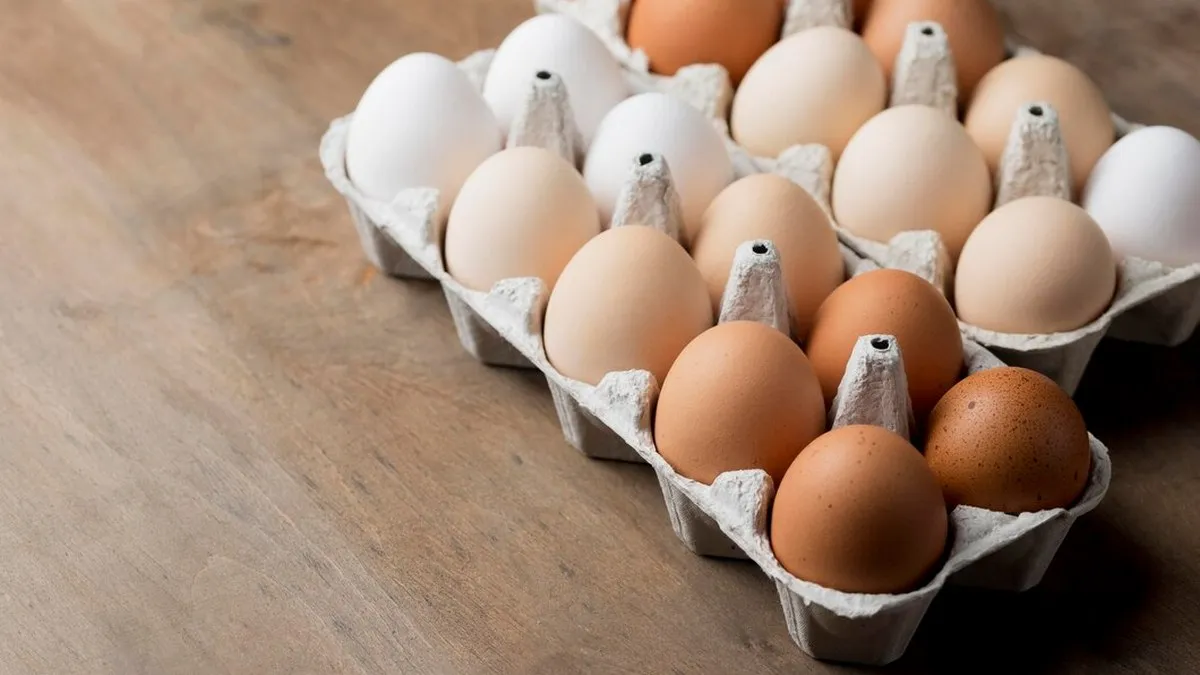 яйця, колір