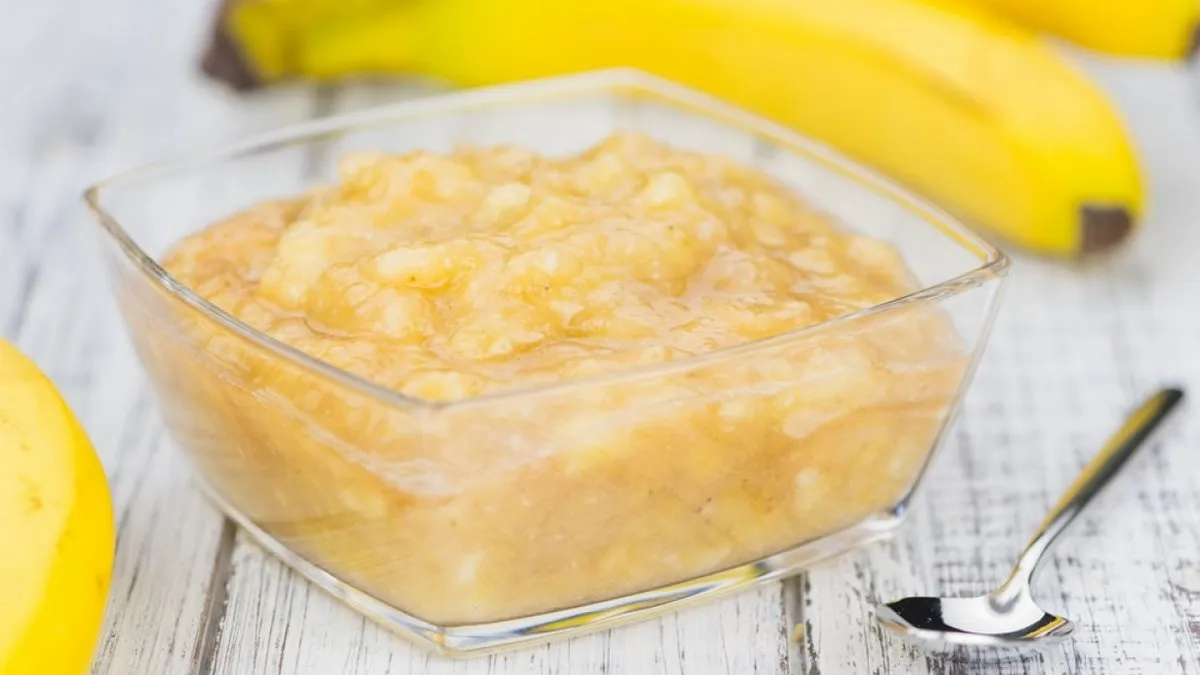 пюре, банан