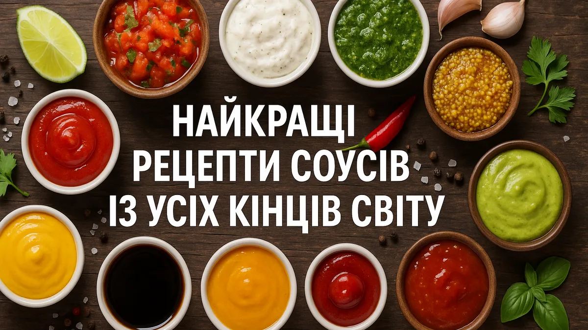 Прикрасять і картоплю, і макарони, і м'ясо: топ-10 найкращих рецептів соусів на всі смаки і з чим їх їдять