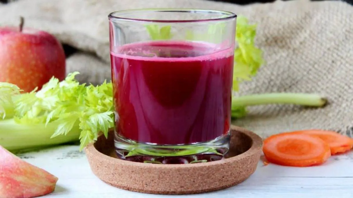 сік, буряк, морква, яблуко