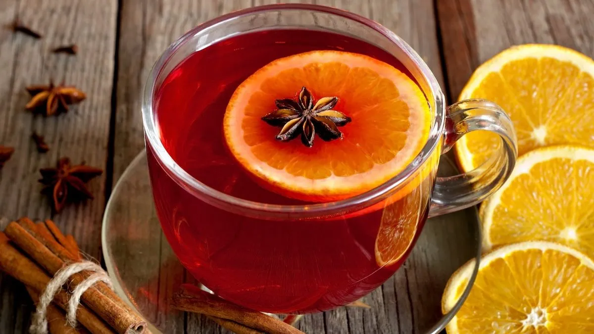 Чай з апельсином і корицею. Фото teaon