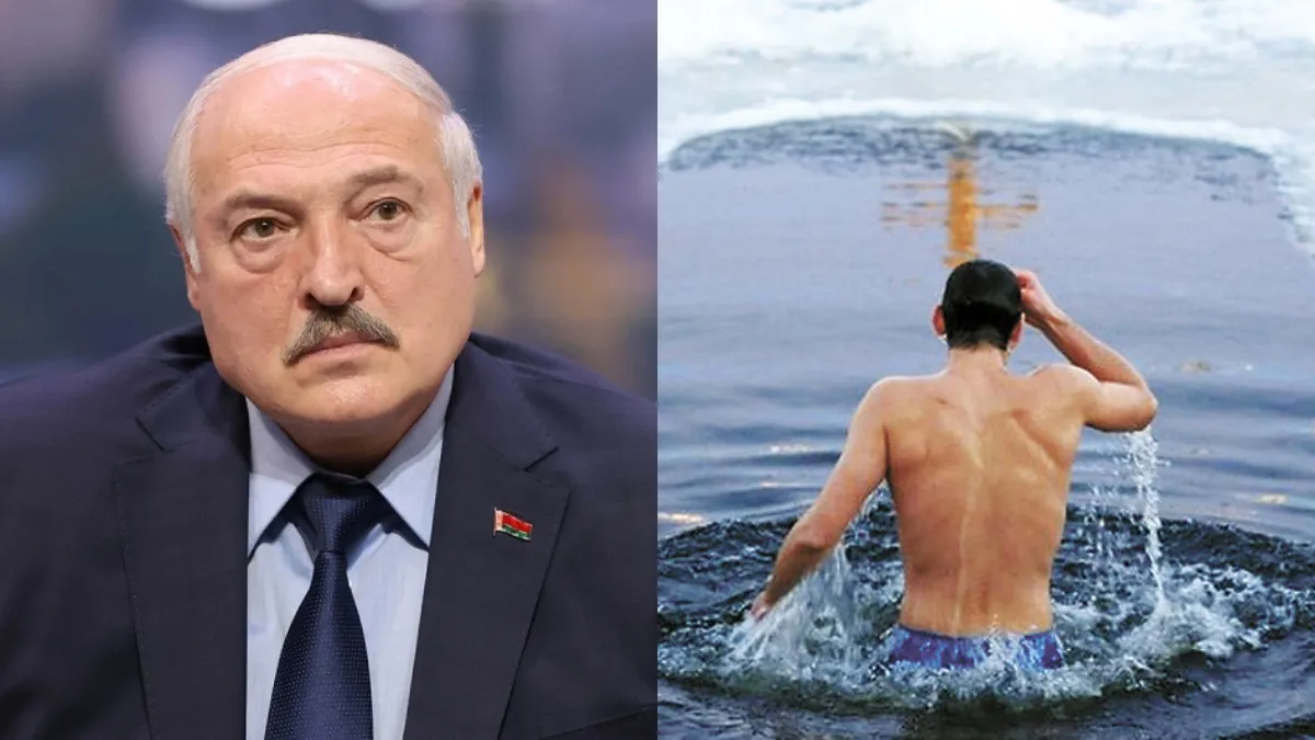 «Смертельний трюк» від Лукашенка: 71-річний диктатор пірнув у ополонку