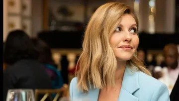 Олена Зеленська у Литві з’явилася в образі, який обговорюють у мережі: як виглядала перша леді 