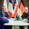 До Києва прибули Макрон, Стармер, Мерц та Туск: що відбувається у столиці України