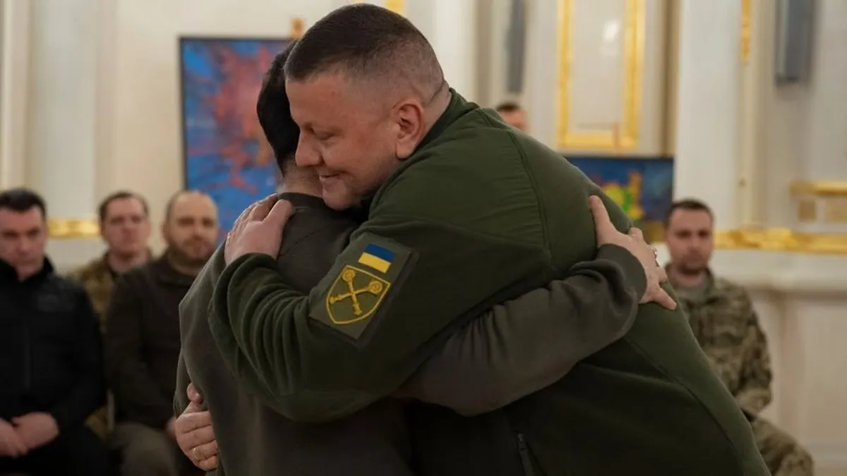 Володимир Зеленський присвоїв звання Героя України ексголовнокомандувачу ЗСУ Валерію Залужному