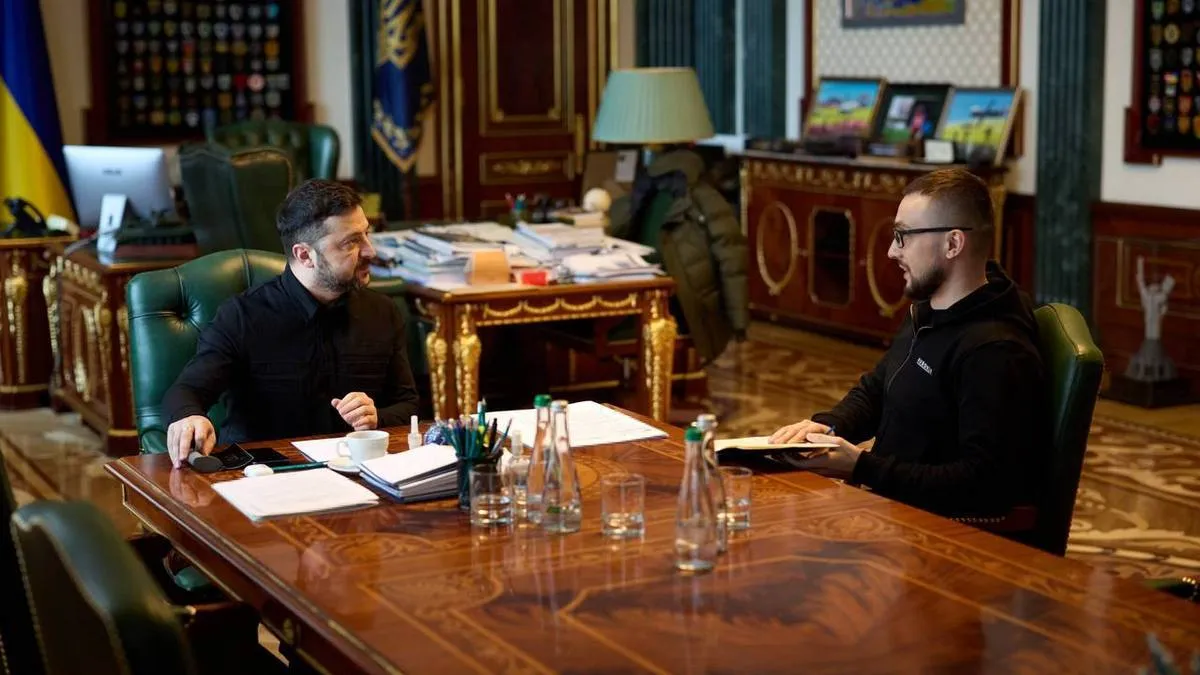 Зеленський повідомив про зустріч із активістом і волонтером Стерненком: про що була розмова