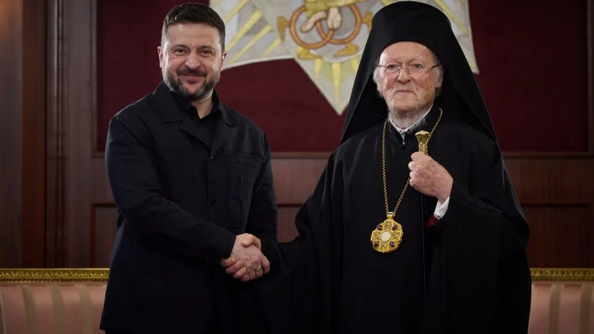 Зеленський в Стамбулі зустрівся із Патріархом Варфоломієм: що обговорив президент із церковним діячем