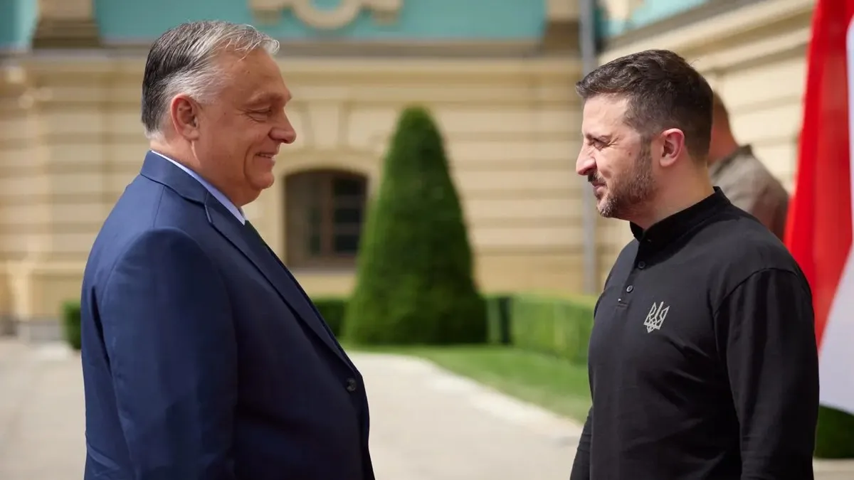 «Я не давав йому на це дозволу»: Зеленський обурився фото передвиборчої кампанії Орбана
