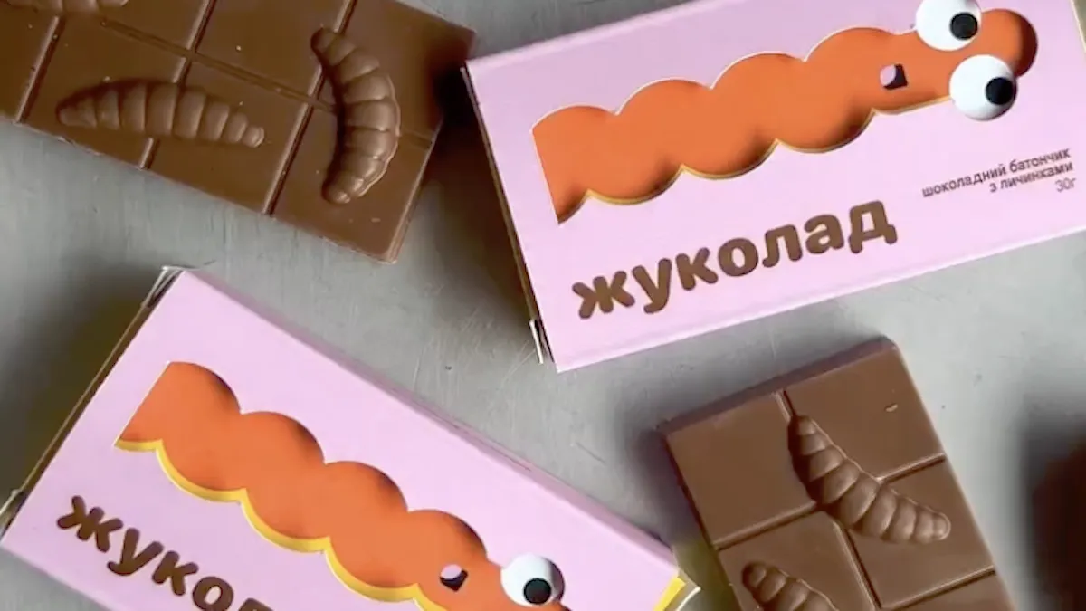 В Україні продають шоколад з личинками всередині: де купити та скільки коштує плитка