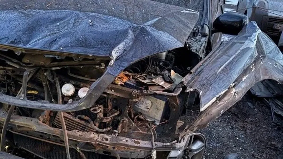 вибух, авто