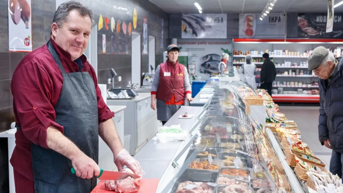 супермаркет, м'ясо