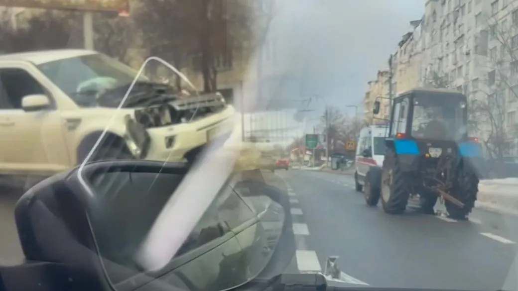 дтп, чернігів, трактор