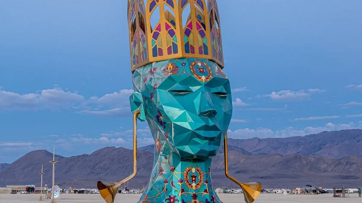 Восьминіг з металобрухту та зруйнована Ейфелева вежа: артоб'єкти Burning Man 2026