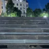 Блюзнірство у Чернівцях: нові сходи біля Філармонії виклали з надгробних плит  - фотофакт