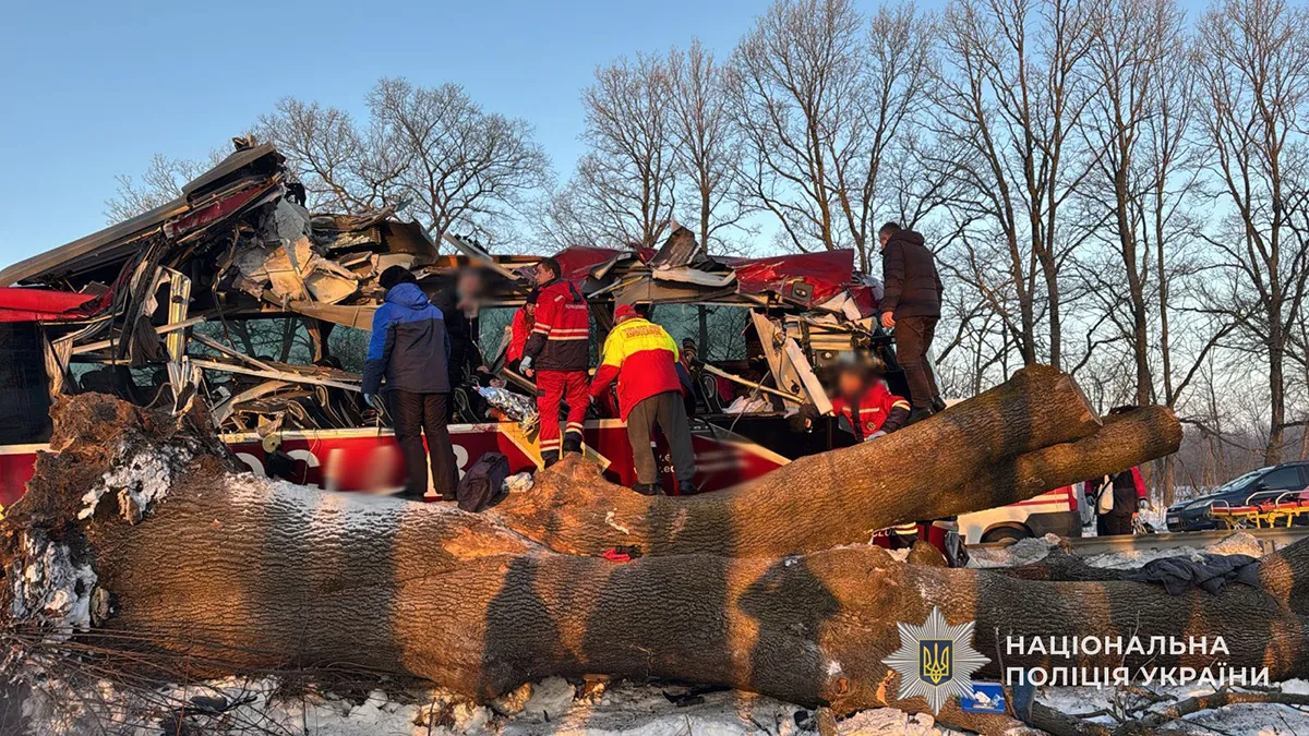 На Львівщині автобус потрапив у масштабну ДТП: поліція повідомила про кількість постраждалих