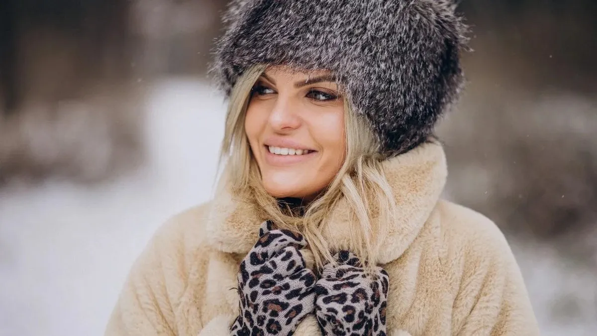 шапка, зима