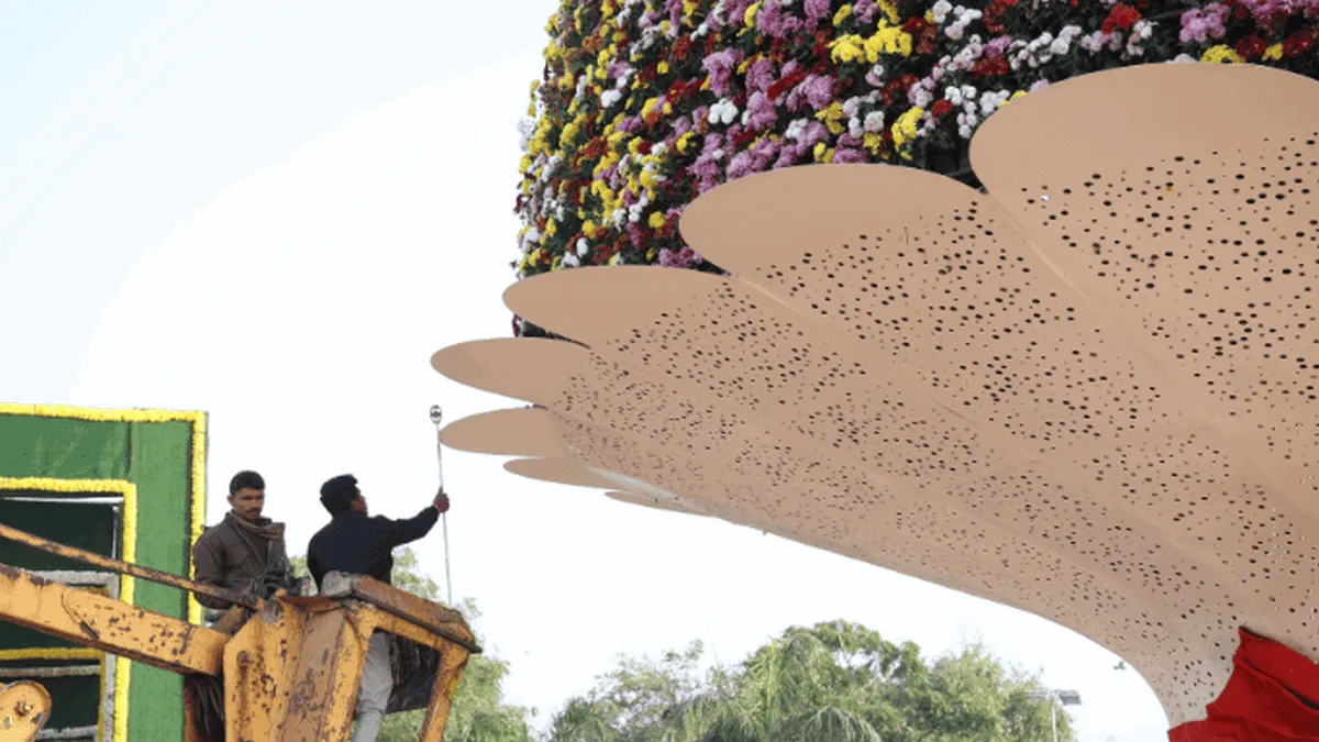 В Індії створили найбільший букет у світі: як він виглядає і скільки квітів всередині