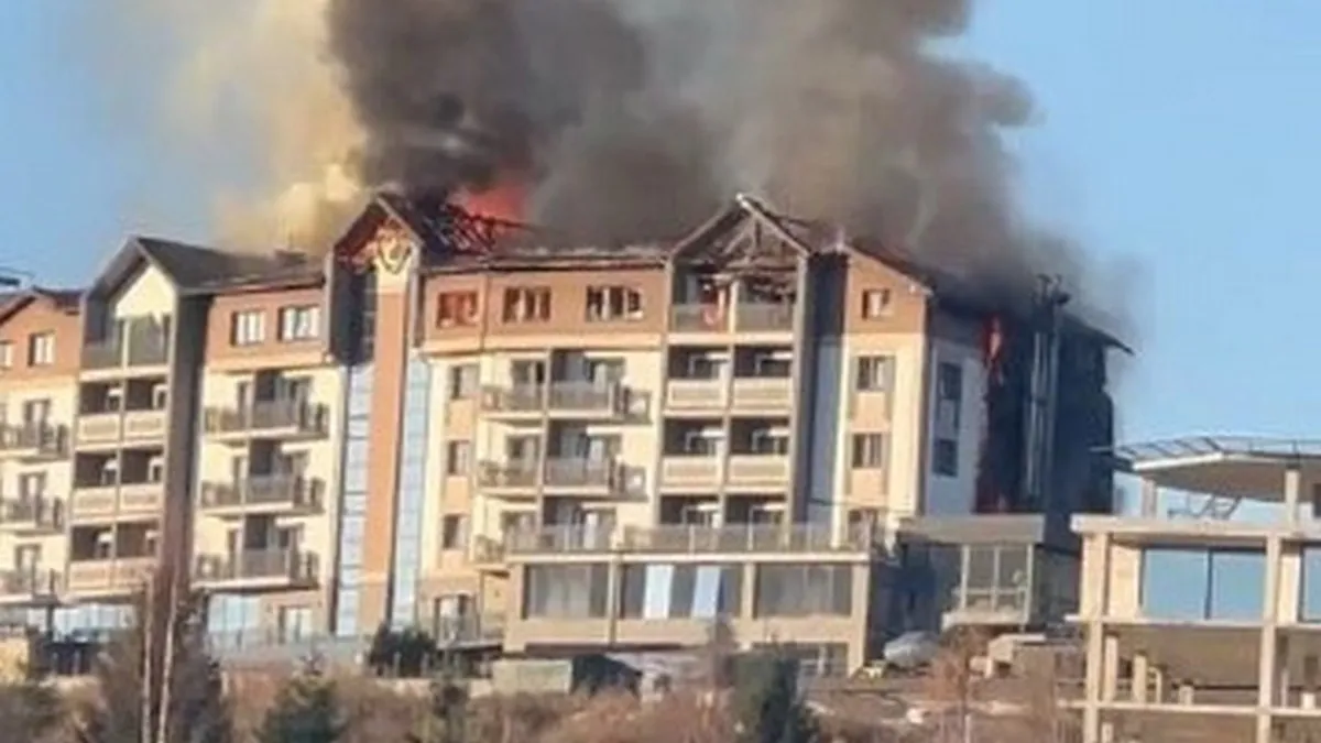 Підпал чи недбалість? У Буковелі палав елітний готель, де ніч коштує 7 тисяч гривень