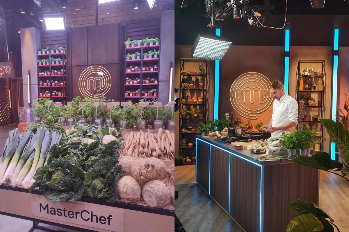 Шеф-кухар Євген Клопотенко на зйомках польського телешоу MasterChef. Фото: Instagram/klopotenko