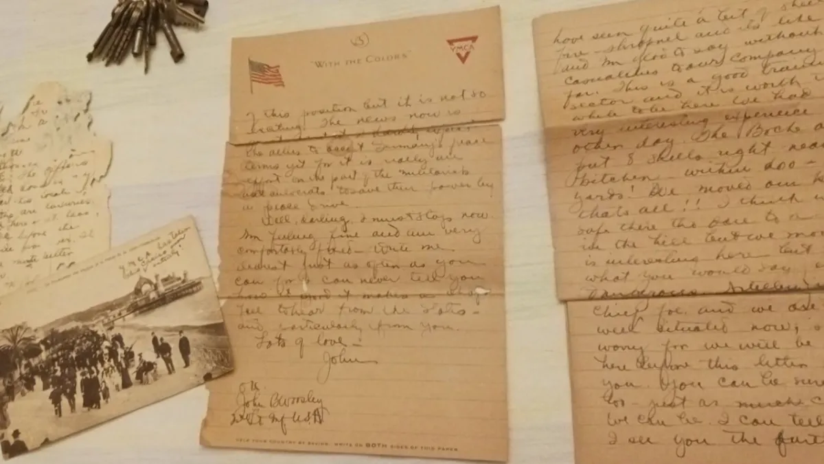 лист, війна, США