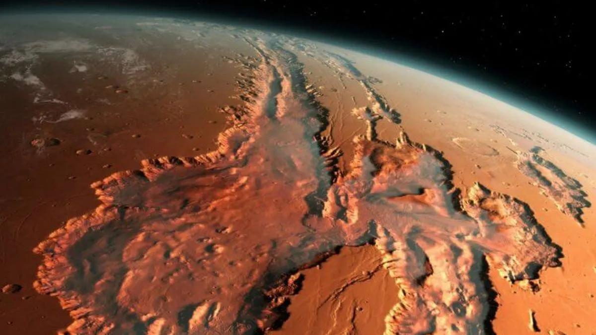 марс, планета, вода