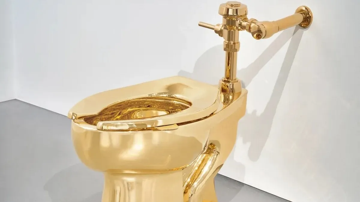 Януковичу до уваги: на аукціоні в США можна придбати справжній золотий унітаз