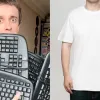 «Піду вигуляю своє створіння»: українець створив незвичайну футболку зі старих клавіатур